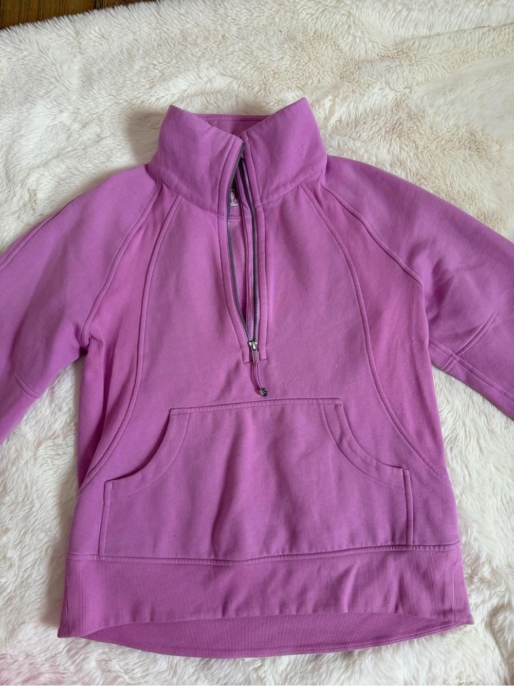 lululemon athletica Pink Half-Zip Pullover Sweater